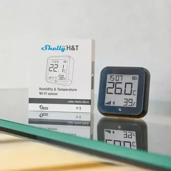 Temperatūras un mitruma sensors Shelly H&T Gen3