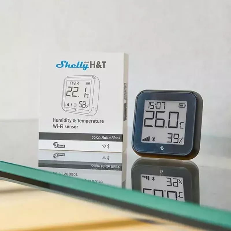 Temperatūras un mitruma sensors Shelly H&T Gen3