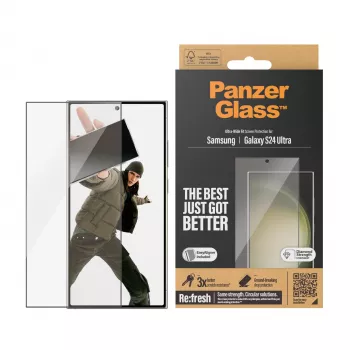 PanzerGlass® stikla aizsargs Samsung Galaxy S24 Ultra | Ultra-Wide Fit ar EasyAligner