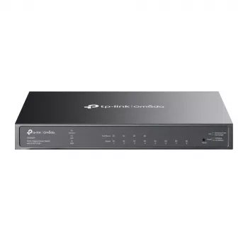 TP-Link Omada 8-Port Gigabit viedais slēdzis ar 4-Port PoE+, Pārvaldāms, L2/L2+, Gigabit Ethernet (10/100/1000), Power over Ethernet (PoE), Rack montāža
