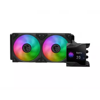 MSI MPG Coreliquid D240 šķidruma dzesēšanas komplekts 12 cm Melns 1 gab.