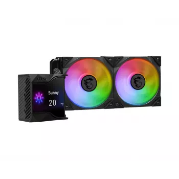 MSI MPG Coreliquid D240 šķidruma dzesēšanas komplekts 12 cm Melns 1 gab.