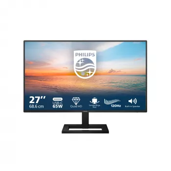 Philips 1000 sērijas 27E1N1600AE/00 monitors 68.6 cm (27 inch) 2560 x 1440 pikseļi Quad HD LCD melns
