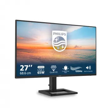 Philips 1000 sērijas 27E1N1600AE/00 monitors 68.6 cm (27 inch) 2560 x 1440 pikseļi Quad HD LCD melns