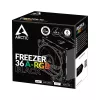 ARCTIC Freezer 36 A-RGB (Melns) daudzkompatibils torņa CPU dzesētājs ar A-RGB