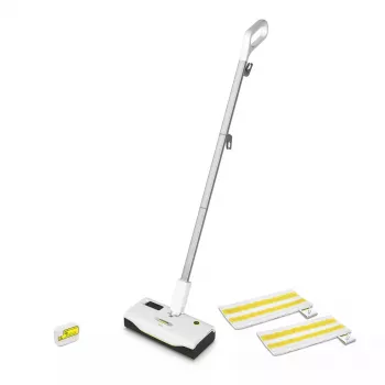 Tvaika mops Karcher SC 1 UPRIGHT, 0,2 L tvertne, 1300 W, 30 m²/h, 2,1 kg, Balts/Melns