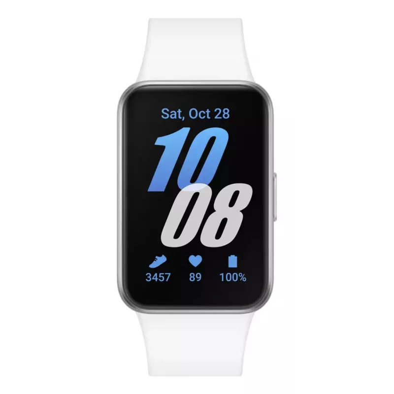 Samsung Galaxy Fit3 sudraba viedais fitnesa aproce 4.06 cm (1.6 collu) AMOLED 40 mm digitāls 256 x 402 pikseļi skārienekrāns