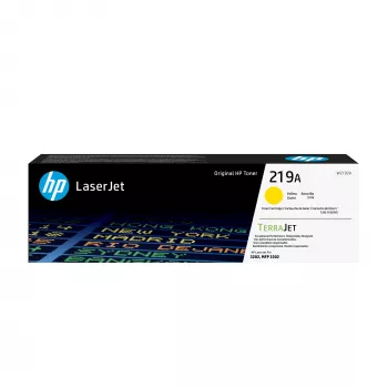 HP 219A dzeltena oriģinālā LaserJet tonera kasetne, 1200 lpp, dzeltena, 1 gab.