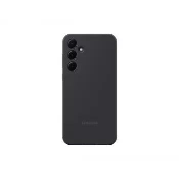 Samsung EF-PA556 silikona maciņš Galaxy A55 5G melns 16.8 cm (6.6 inch)