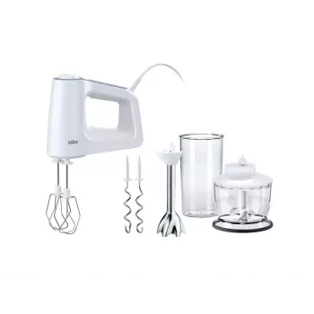 Braun MultiMix 3 HM 3137 WH rokas mikseris 500 W balts