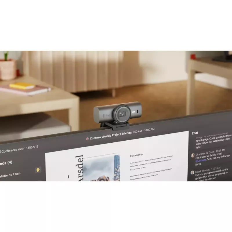 Tīmekļkamera Logitech MX Brio 705 8.5 MP 4K Ultra HD USB 3.2