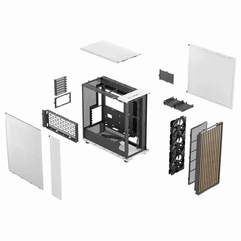 Korpuss Fractal Design FD-C-NOR1X-03 Midi Tower Balts