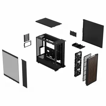 PC korpuss Fractal Design North XL Midi Tower Melns