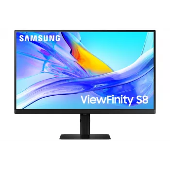 Samsung S80UD 27 collu 4K Ultra HD LCD monitors, melns