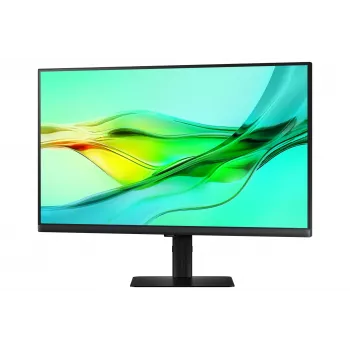 Samsung S60UD 27 collu Quad HD IPS LCD monitors, 2560×1440, 5 ms, USB 3.2 centrmezgls, VESA, augstuma regulējams, melns