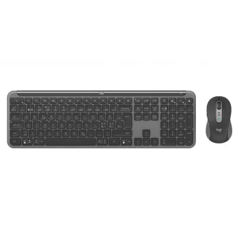 Logitech Signature Slim Combo MK950 - Bezvadu tastatūra/pele - Grafīts - QWERTY Dansk/Norsk/Svenska/Suomalainen