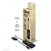 CLUB3D USB Type-C 4-portu 10G datu centrmezgls ar PD3.0 uzlādi, vads, USB 3.2 Gen 1 (3.1 Gen 1) Type-C, 100 W, melns, 10 Gbit/s, USB