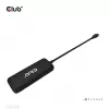 CLUB3D USB Type-C 4-portu 10G datu centrmezgls ar PD3.0 uzlādi, vads, USB 3.2 Gen 1 (3.1 Gen 1) Type-C, 100 W, melns, 10 Gbit/s, USB