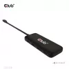 CLUB3D USB Type-C 4-portu 10G datu centrmezgls ar PD3.0 uzlādi, vads, USB 3.2 Gen 1 (3.1 Gen 1) Type-C, 100 W, melns, 10 Gbit/s, USB
