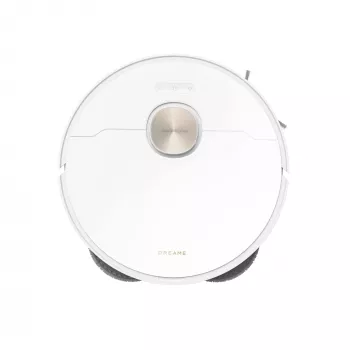 Robotsūcējs Dreame X40 Ultra Complete, bez maisa, balts, apaļš, 0.3 L