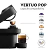 De'Longhi Nespresso Vertuo Pop ENV90.B kafijas automāts, Liquorice Black (melns)