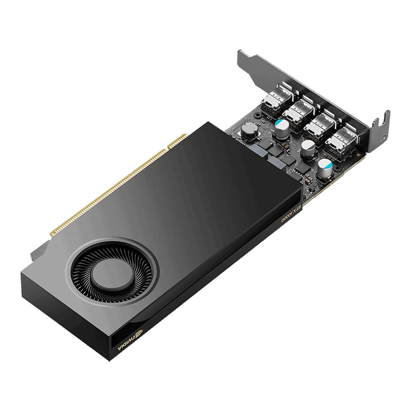 PNY NVIDIA RTX A1000 - 8GB GDDR6 zema profila 4x mDisplayPort 1.4a
