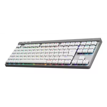 Tastatūra Logitech G G515 Gaming USB RF Bezvadu Bluetooth QWERTY US International Balta