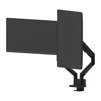 Neomounts DS70-250BL2 NEXT Slim divu monitoru galda stiprinājums, skava/uzmava, 9 kg, 17-32 collas