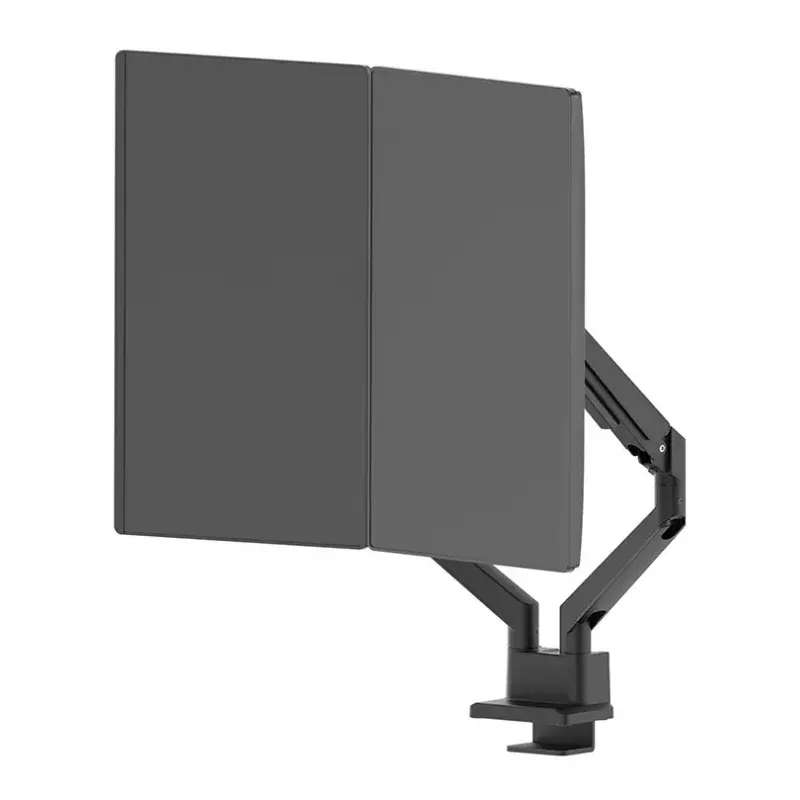 Neomounts DS70-250BL2 NEXT Slim divu monitoru galda stiprinājums, skava/uzmava, 9 kg, 17-32 collas