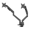 Neomounts DS70-250BL2 NEXT Slim divu monitoru galda stiprinājums, skava/uzmava, 9 kg, 17-32 collas