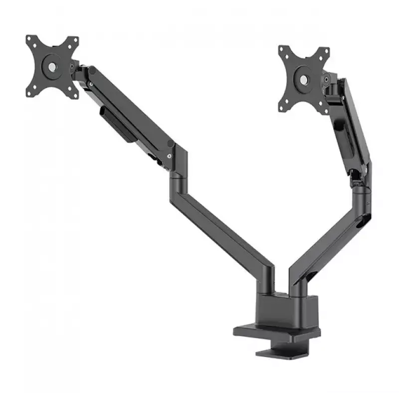 Neomounts DS70-250BL2 NEXT Slim divu monitoru galda stiprinājums, skava/uzmava, 9 kg, 17-32 collas