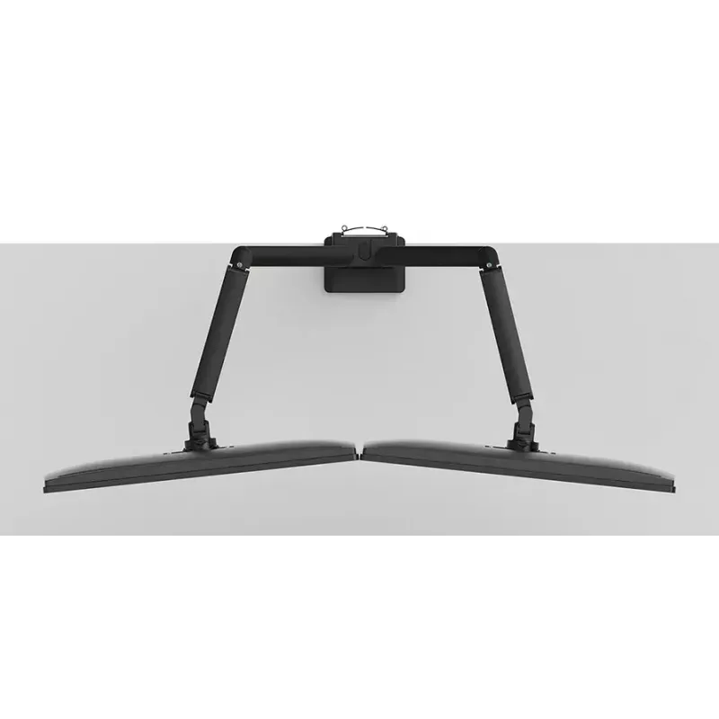Neomounts DS70-250BL2 NEXT Slim divu monitoru galda stiprinājums, skava/uzmava, 9 kg, 17-32 collas