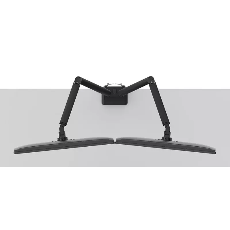 Neomounts DS70-250BL2 NEXT Slim divu monitoru galda stiprinājums, skava/uzmava, 9 kg, 17-32 collas