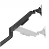 Neomounts DS70-250BL2 NEXT Slim divu monitoru galda stiprinājums, skava/uzmava, 9 kg, 17-32 collas
