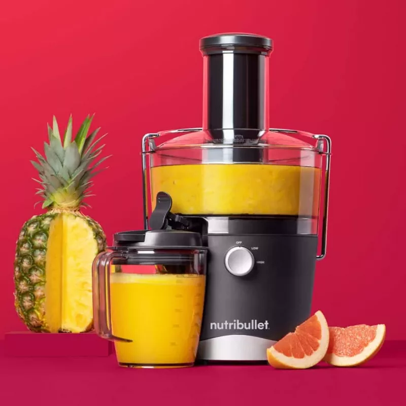 Sulu spiede NutriBullet NBJ100G 800 W Melna, Pelēka