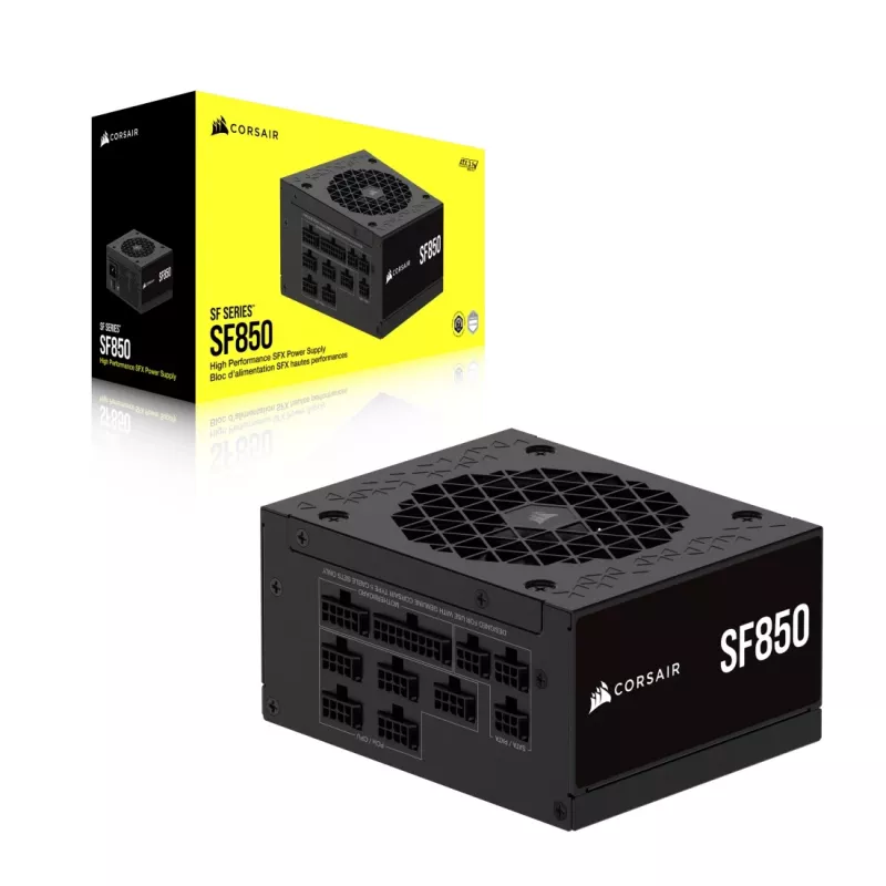 Corsair SF850 SFX barošanas bloks, 850 W, 80 PLUS Platinum, modulārs (CP-9020256-EU)