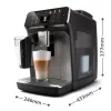 Kafijas automāts Philips EP4449/70 – pilnībā automātisks, 1,8 L ūdens tvertne, 275 g pupiņu trauks, keramikas dzirnaviņas, 15 bāri