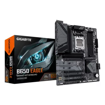 Mātesplate GIGABYTE B650 EAGLE ATX, AMD B650 chipset, Socket AM5, DDR5, 4x DIMM, 3x M.2, PCIe 5.0 x16