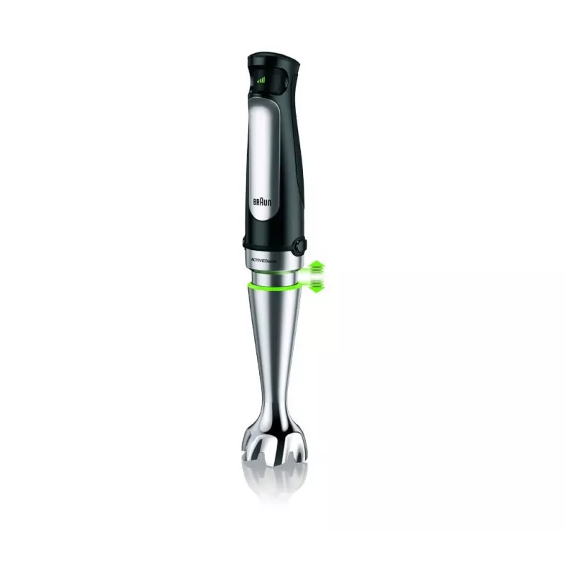 Braun MQ 7035X 0.6 L rokas blenderis 1000 W Melns, satinēts tērauds