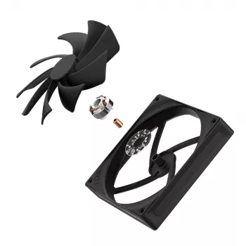 NZXT F140Q 140mm melns kluss ventilators