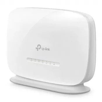 TP-Link 300 Mbps bezvadu N 4G LTE maršrutētājs, Wi-Fi 4 (802.11n), vienas joslas (2.4 GHz), Ethernet LAN, 4G, balts, galda maršrutētājs