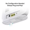TP-Link 300 Mbps bezvadu N 4G LTE maršrutētājs, Wi-Fi 4 (802.11n), vienas joslas (2.4 GHz), Ethernet LAN, 4G, balts, galda maršrutētājs