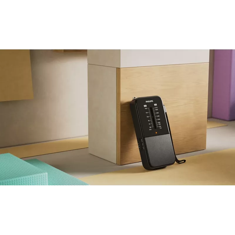 Philips TAR1509/00 Pārnēsājams radio AM FM Melns