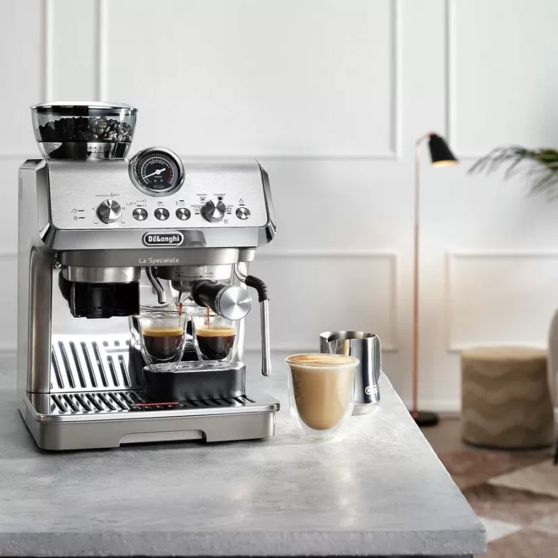 De'Longhi La Specialista Arte Evo EC9255.M espresso kafijas aparāts, Cold Brew, 1550 W, 15 bar, 1,7 l, sudraba krāsas