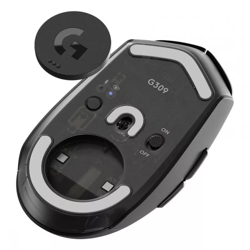 LOGITECH G309 Lightspeed Bezvadu Spēļu Pele Melna