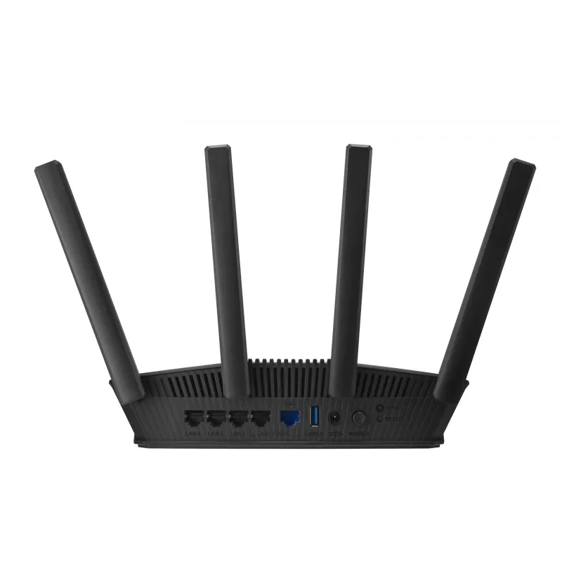 ASUS RT-BE58U V2 bezvadu maršrutētājs 2.5 Gigabit Ethernet divjoslu (2.4 GHz / 5 GHz) Melns