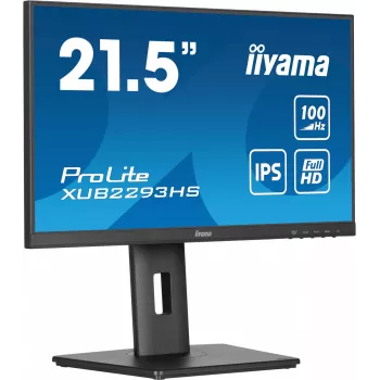 iiyama ProLite XUB2293HS-B6 monitors 54.6 cm (21.5 collas) 1920 x 1080 pikseļi Full HD LED Melns