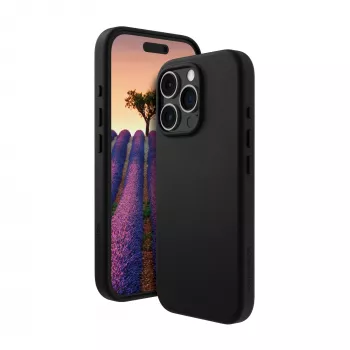 Dbramante1928 Roskilde MagSafe ādas maciņš iPhone 16 Pro Melns