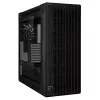 PC korpuss ASUS ProArt PA602 Wood Edition Midi Tower Melns — Koks, ATX/EATX atbalsts, Rūdīts stikls, 4×3.5 collu / 8×2.5 collu, GPU līdz 450 mm