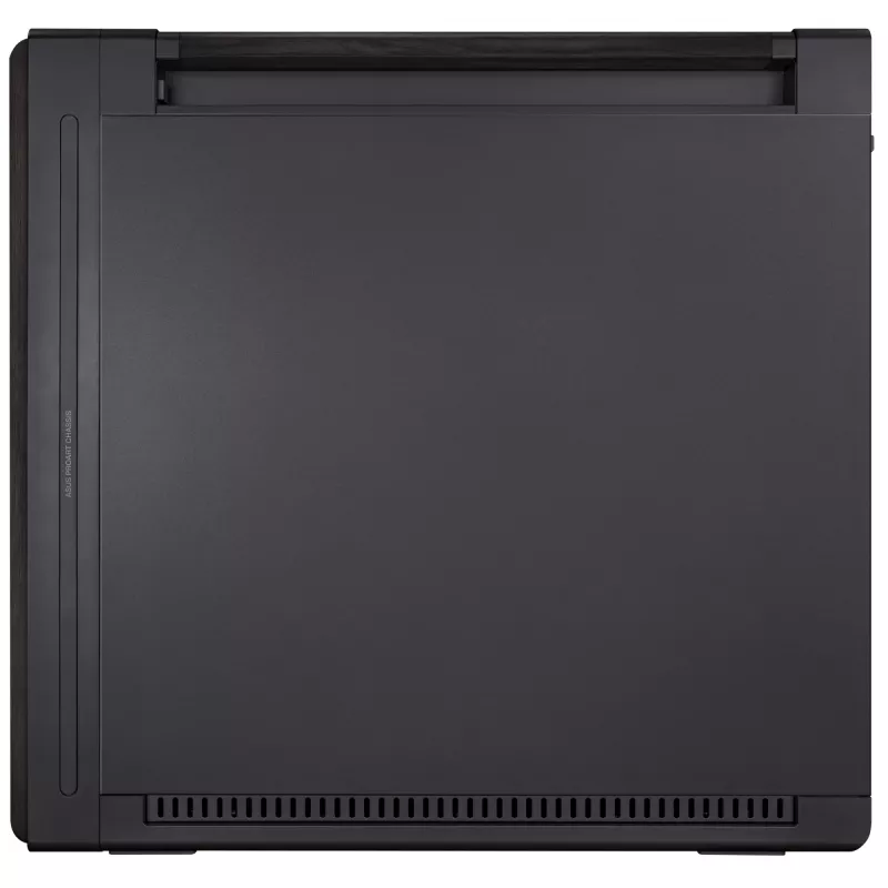 PC korpuss ASUS ProArt PA602 Wood Edition Midi Tower Melns — Koks, ATX/EATX atbalsts, Rūdīts stikls, 4×3.5 collu / 8×2.5 collu, GPU līdz 450 mm